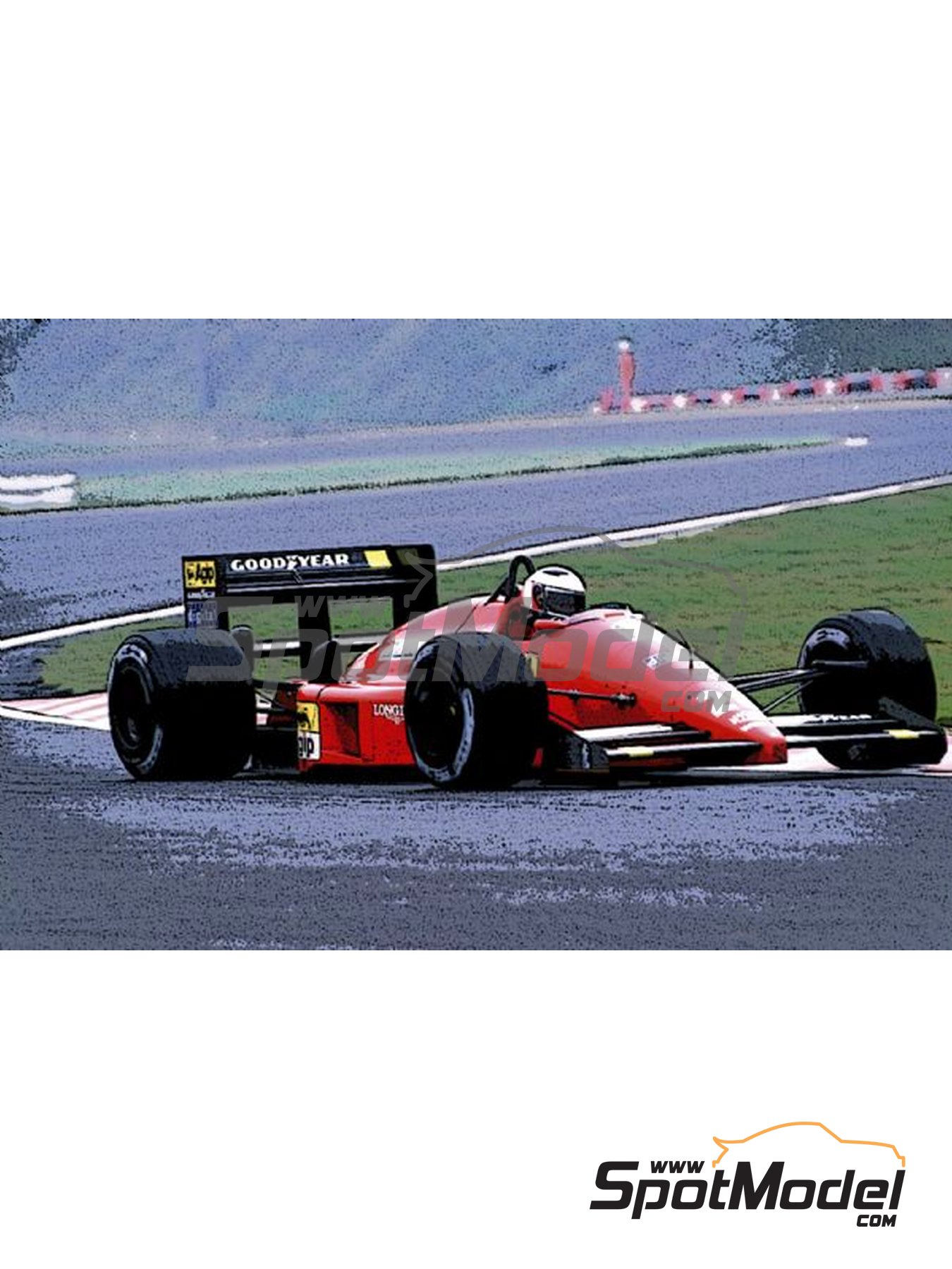 Ferrari F1/87 Scuderia Ferrari Team sponsored by Marlboro - Japanese  Formula 1 Grand Prix 1987. Car scale model kit in 1/43 scale manufactured  by Tame
